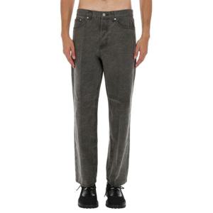 오베이 데님 팬츠 142010111 BLACKOLIVEWRINKLEWASH GREY