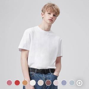 [지오다노/본사] 022530 헤비코튼 반팔 솔리드티