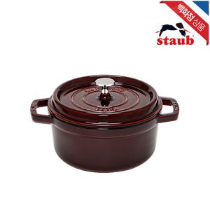 [스타우브]원형 꼬꼬떼 무쇠냄비 22cm 석류레드 (ST102287)