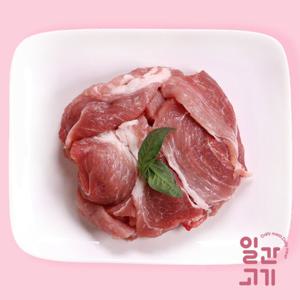 [일간고기][냉장]무항생제 한돈 후지(뒷다리살) 찌개용 500g