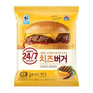 [사조대림] 사조 치즈 버거 160g x 10개