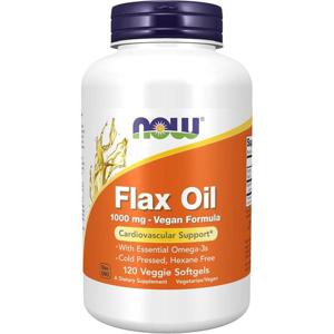 해외배송 NOW Foods 나우푸드 플랙스 오일 1000mg 120정 Flax Oil