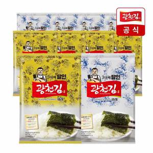 [광천김] 3대째 달인 재래/파래 전장김 10봉