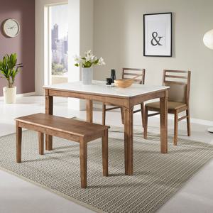 로드퍼니처/모네 4인 원목 세라믹 식탁세트(일반4)/1200