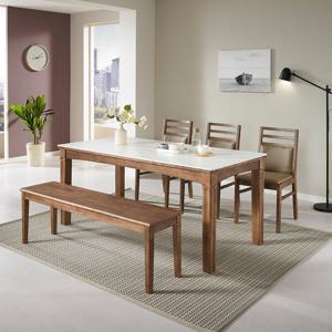 로드퍼니처/모네 6인 원목 세라믹 식탁세트(일반6)/1700