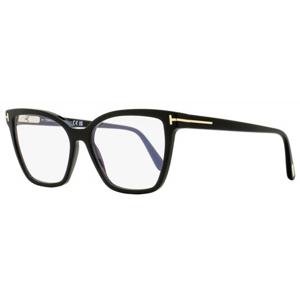 톰포드 여성용 블루 블록 안경 TF5812B 001 블랙 53mm 001