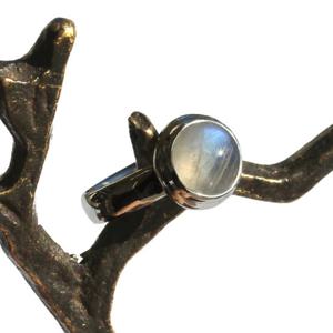 문스톤 원석반지 화이트데이 여자친구선물 24R-221005