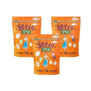 [애경] 애경 엄마의 선택 과탄산소다 표백제 1kg X 3개 가루형