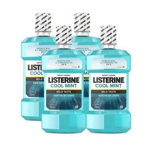 [존슨즈] [리스테린] 쿨민트 마일드 750ml x 4개