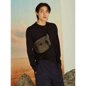 [빈폴멘] 울 블렌드 라운드 티셔츠  네이비 (BC4X41N03R)