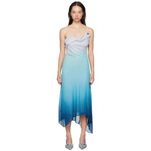 26 SS 아크네 여성 블루 델라라 미디 드레스 242129F055015