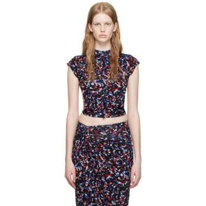 26 SS 이사벨 여성 블랙 쥬비아 티셔츠 231599F110003