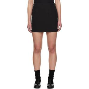 26 SS 윈 햄린 여성 블랙 소피아 미니 스커트 241401F052004