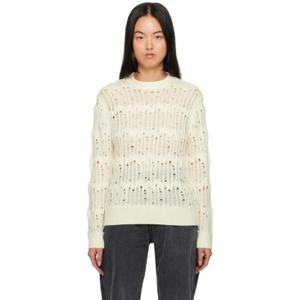 26 SS 이티스 여성 오프 화이트 비코 스웨터 232640F096002