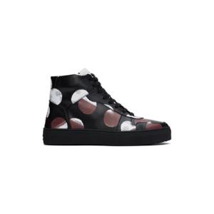 26 SS 비비안웨스트우드 남성 블랙 클래식 하이탑 스니커즈 241314M236004