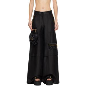 26 SS 모스키노 여성 블랙 백 슬랙스 241720F087001