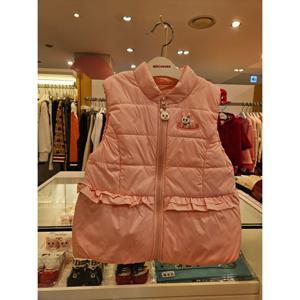 [미키하우스10] 11O425702-08 MH 우사코 리본비즈 패딩조끼