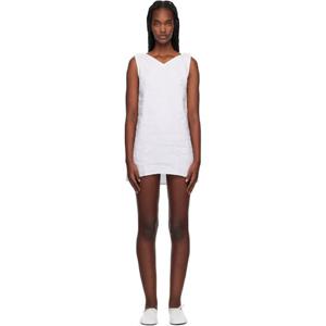 26 SS 데이지 스튜디오 여성 화이트 루프 미니 드레스 251898F052001