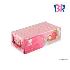 [배스킨라빈스] 멸균우유 베리베리 스트로베리 190ml, 24개(1박스)