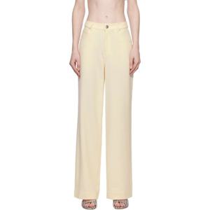 26 SS 스타우드 여성 오프 화이트 그레이슨 슬랙스 251386F087003