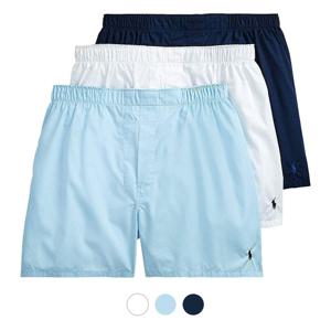 폴로 랄프로렌 남성 면 사각 트렁크 3매 NCWBP3