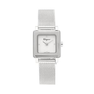 페라가모 SFBY00119 여성 메탈 쿼츠 스퀘어