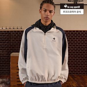 [르꼬끄공식] 유니 컬러블록 루즈핏 아노락 자켓 (QQ123LJK22)