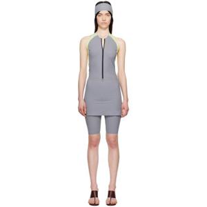 26 SS JOHANNA PARV 여성 그레이   그린 스프린트 롬퍼 251660F052000