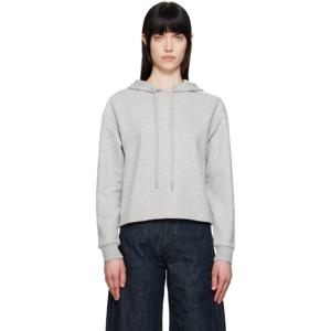 26 SS MM by Max Mara 여성 그레이 앙고라 후드티 251118F097002