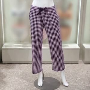 [엘르] 와인 기하학 여성 9부 파자마 EDWEF912WN