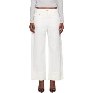 26 SS 막스마라 여성 화이트 세르비아 데님 진 251118F087016