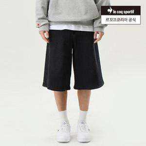 [르꼬끄공식] 유니 리얼 데님 버뮤다 6부 숏팬츠 (QQ123LHP25)