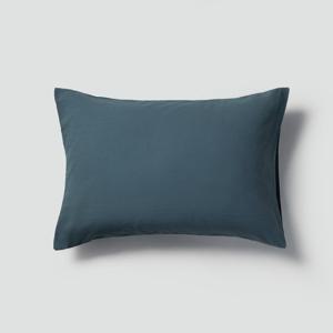 [JAJU/자주] 코튼 워싱 피그먼트 베개커버_70x50cm_틸블루
