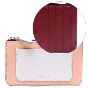 [마르니] 22SS 여성 사피아노 지퍼 카드지갑 (PFMO0025U2_LV520_Z539G_22S)