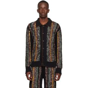 26 SS 아미리 남성 블랙 코튼 가디건 221886M192010