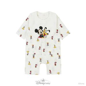 [디즈니베이비]미키랑7부오픈내의(턱받이)(O/WHITE)_79R317603