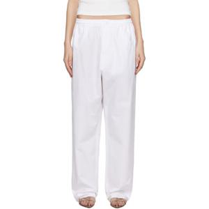 26 SS 까르뱅 여성 화이트 파자마 슬랙스 251002F087000