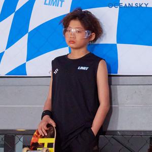 [오션스카이] 남아 쿨링 절개 변형 나시 티셔츠-CCJB5902E03