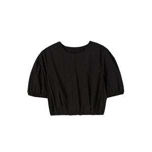 [랩]뒤트임 리본 포인트 탑 블라우스(AQ2WBS68)