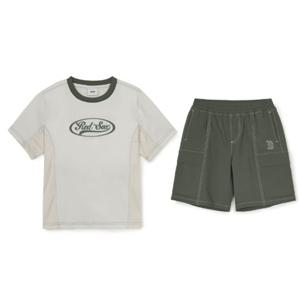 MLB 키즈 아웃도어 티셔츠 세트(7AS1B0253-43KAD)