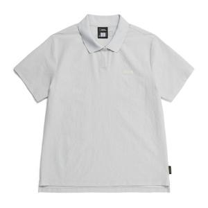 내셔널지오그래픽 N252WPL350 여성 마이크로 에어닷 베이직핏 카라티 L/GREEN