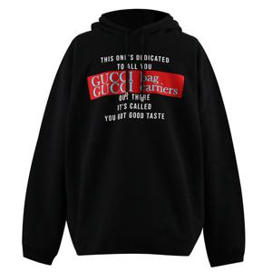 구찌 레터링 로고 남성 후드티 681220 XJD1D 1152