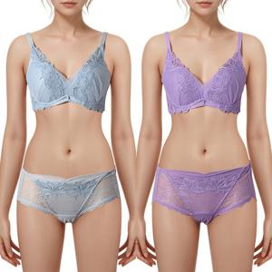 [비비안]BR971ABP971AL 프리미엄 꾸띄르 봄꽃 패치자수 볼륨업 브라 레이스팬티세트