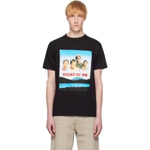 26 SS 와코마리아 남성 블랙 스탠드 바이 미 트루넥 티셔츠 252948M213010