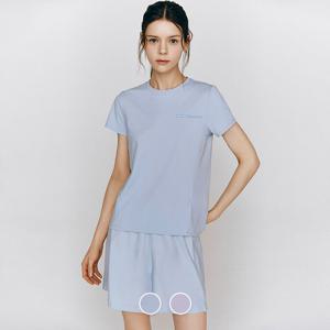 [지오다노/본사] 325250 여 지모션 나일론 스판 사이드패널 반팔티 (쿨터치, 메쉬)