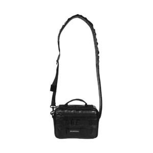 발렌시아가 아미 파우치 크로스바디 메신저 백 블랙 6695381VGI71000