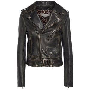 Golden Goose Golden Chiodo 불 가죽 재킷 77I-ZBM035