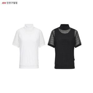 JDX X1TSW6510골프 여성 레이어드형 메쉬 티셔츠