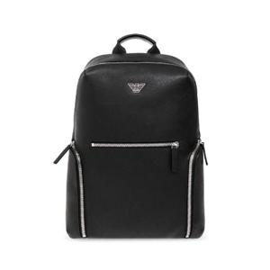 엠포리오 아르마니 로고 플라크 지퍼 백팩 Y4O409Y138E 81072 TP934400730
