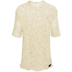 26 SS 질샌더 오픈 니트 티셔츠 J47GC0138J15406 TP432017504